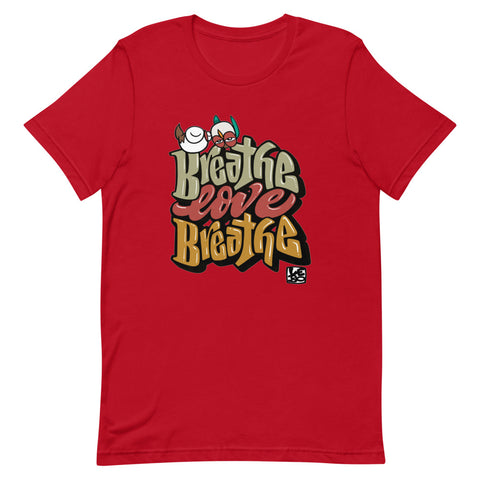Breathe Love Breathe - Lebo Short-Sleeve Unisex T-Shirt