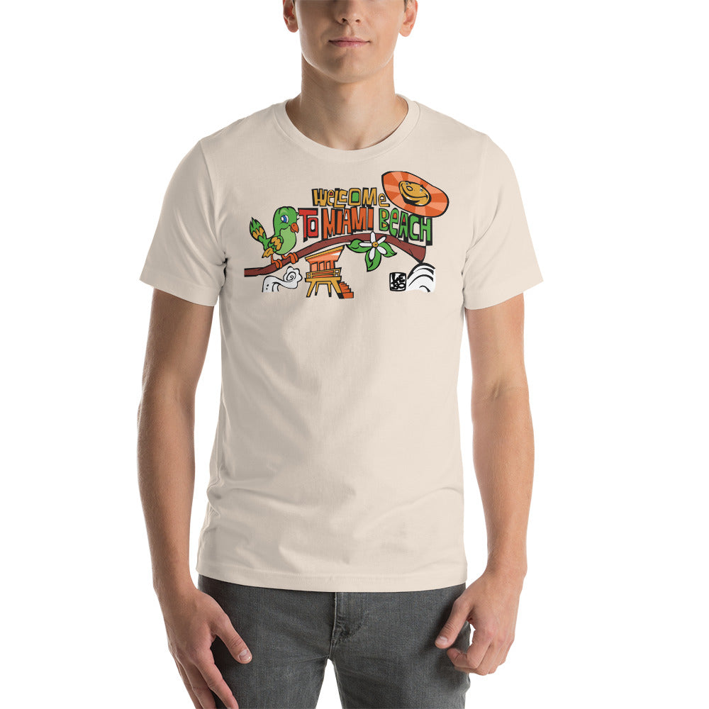 Welcome to Miami Beach - Lebo Short-Sleeve Unisex T-Shirt
