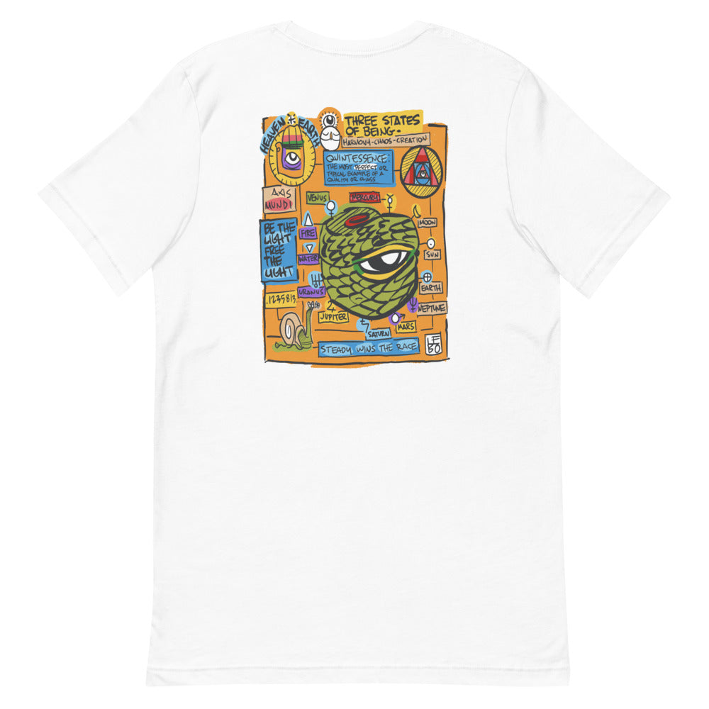 Three States of Being (Back Design)- Lebo Short-Sleeve Unisex T-Shirt