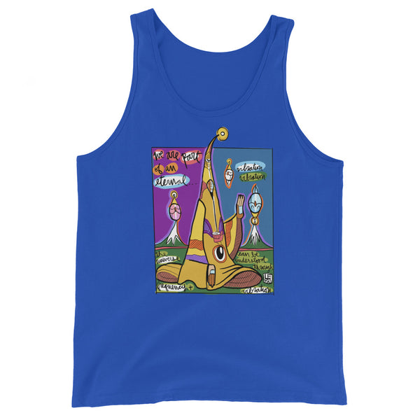 We are Part of an Eternal Vibration - Lebo Unisex Tank Top