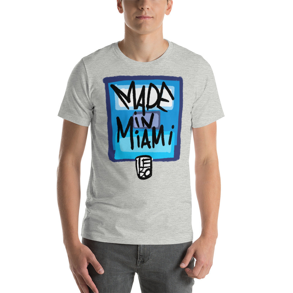 Made In Miami Blues - Lebo Unisex Short-Sleeve T-Shirt
