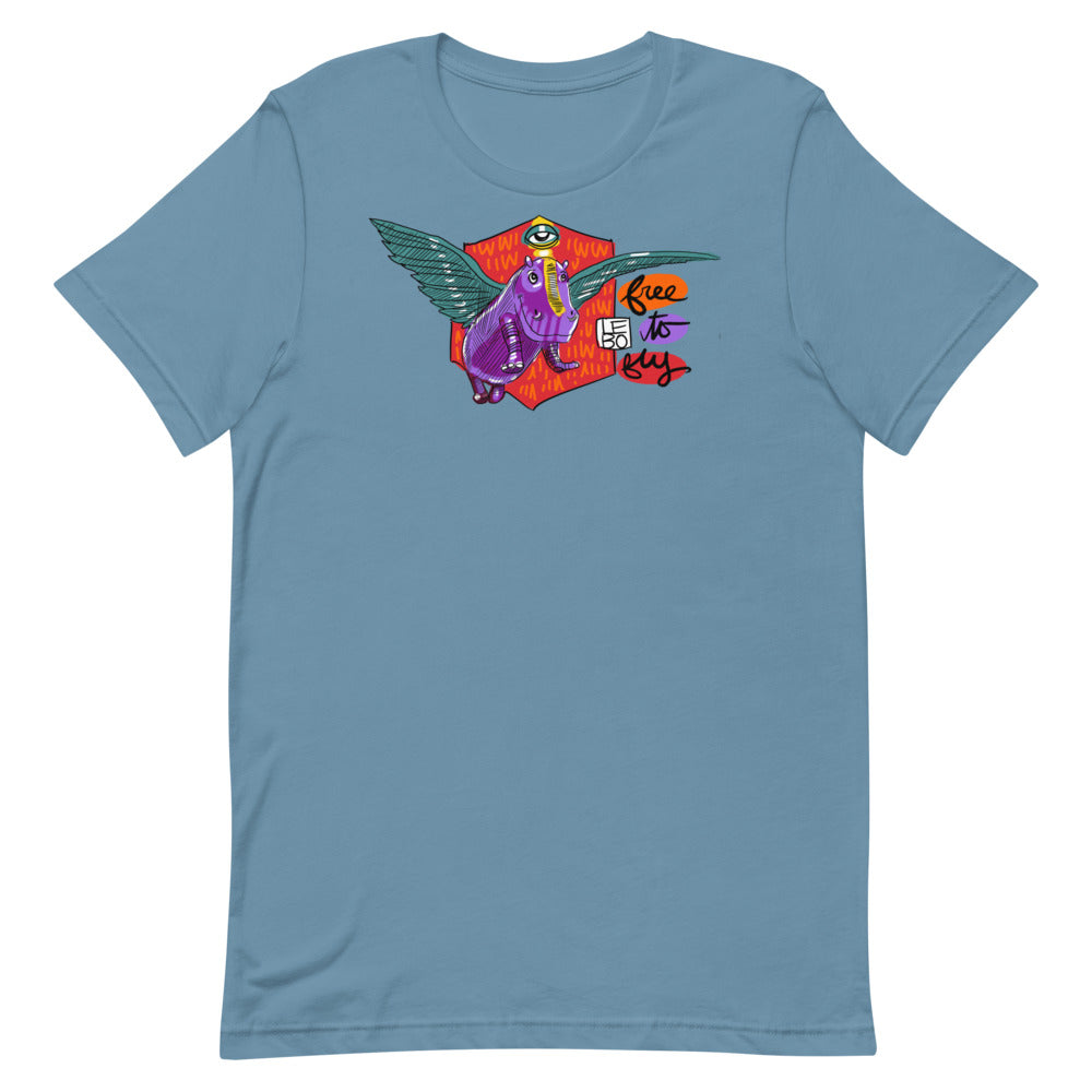 Free to Fly - Lebo Unisex Short Sleeve T-Shirt