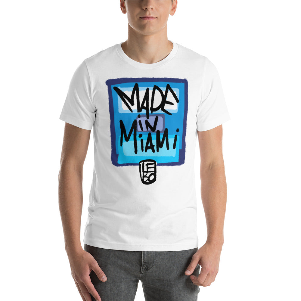 Made In Miami Blues - Lebo Unisex Short-Sleeve T-Shirt