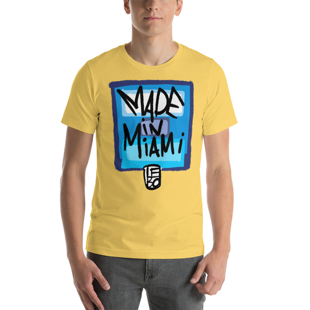 Made In Miami Blues - Lebo Unisex Short-Sleeve T-Shirt