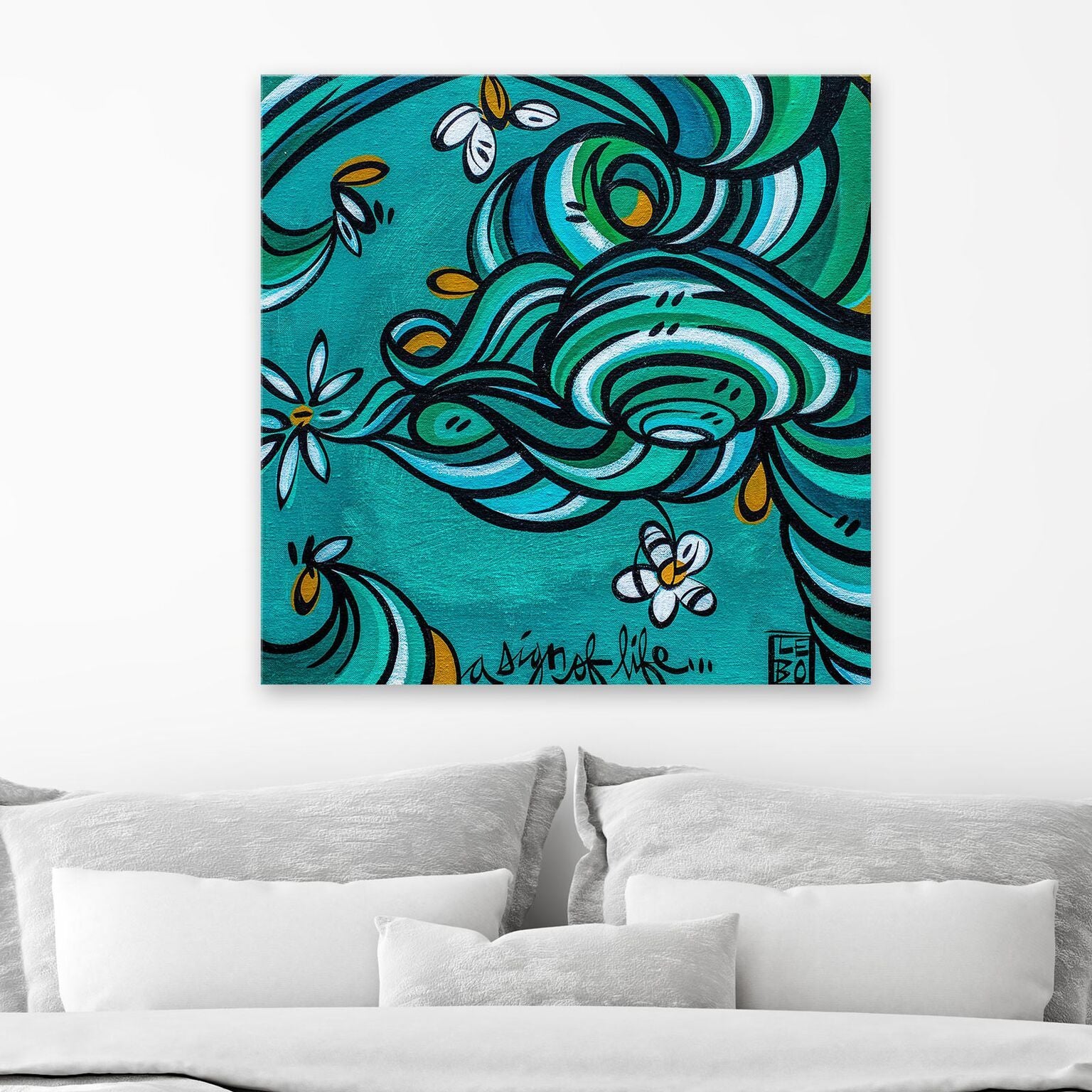 Sign Of Life - Art Bond - shop.leboart.com